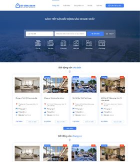 template blogspot bất động sản 2021