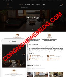 Template blogspot nội thất đồ gỗ M02 template blogspot noi that do go m02