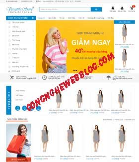 Template blogger ban hang thoi trang